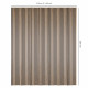 Lot de 7 panneaux tasseaux bois - 250x30x1 cm - pack mur tv bois 210cm -  lamelles chêne clair fond noir - 5,25m² 