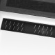 Pack receveur acrylique blanc 140x80 et grille décor aluminium - pack whitness ii - Couleur de grille au choix Noir mat