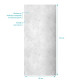 Panneau mural pierre finition Light Grey 90 x 210 cm - STONE’IT LIGHT GREY Aurlane - FAC338 