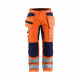 Pantalon artisan haute visibilité blaklader +stretch - Couleur au choix Orange-Marine