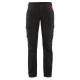 Pantalon industrie stretch 2D Femme  71441832 Noir-Rouge