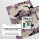 Papier peint Hérons lilas - AIRONI LILLA++ 