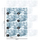 Papier peint Nuages vintage bleu - NUVOLE AZZURRE++ 