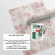 Papier peint vintage français en toile rose - VINTAGE TOILE PINK 
