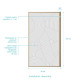 Pare baignoire pivotant 140x80 cm HINATA - Style Japandi courbes douces Aurlane - FAC1066 
