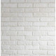 Parement brique blanche béton 0,68 m2 