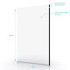 Paroi de douche à l’italienne 120×200 cm verre trempé 8 mm - Profil noir mat - FREEDOM 2 BLACK Aurlane - FAC301 