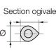 Paumelle à souder menuiserie métallique, réglable dans les 3 dimensions, type soudaroc 180 mm 