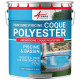 Peinture piscine polyuréthane pour coques polyester, béton - arcapiscine coque polyester – Couleur et conditionnement au choix Gris-foncé|20 Kg