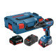 Perceuse-visseuse 18V 50 Nm - BOSCH - avec 2 batteries 18V 5.0Ah - chargeur - L.Boxx - 06019H5001 