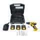 Perceuse visseuse ss fil vito 14,4 v 3 batteries lithium 2.0ah chargeur rapide led indicateur de charge 