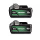 Perceuse à percussion 18V - HIKOKI - 2 batteries 18 V 5 Ah BSL1850MA + coffret - DV18DEWJZ 