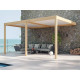 Pergola Bioclimatique 3,6X5,3 - HALO 19 Adossée - Couleur au choix 