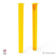 Lot de 2 pieds DECO-GEM pour table basse en acier Jaspe, H.71 cm Jaune