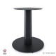 Pied central DECO-GEM pour table basse en acier à visser Zircon, H.71 cm Noir