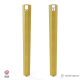 Lot de 2 pieds d'angle DECO-GEM pour table haute en acier Saphir, H.90 cm Doré