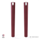 Lot de 2 pieds d'angle DECO-GEM pour table haute en acier Saphir, H.90 cm Red brown