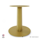 Pied central DECO-GEM pour table basse en acier à visser Zircon, H.86 cm Doré