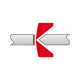 Pince coupante latérale d'électronicien Super Knips®, inoxydable, Modèle : A facette et retenue du fil, Long. 125 mm 