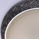 Plafonnier argenté country 4 ampoules 24 cm 