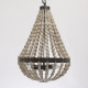 Plafonnier beige loft 3 ampoules 118 cm 