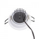 Plafonnier blanc techno 1 ampoule 6 cm 