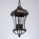 Plafonnier d'extérieur marron street 4 ampoules 160 cm 