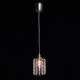 Plafonnier gris crystal 1 ampoule 85 cm 
