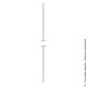 Tringle de manivelle volet roulant TORBEL L.1200 Ø12 blanc - 843600 