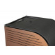 Ferlux poêle à granulés aroa 8kw marron vintage 