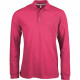 Polo de travail manches longues kariban 100% coton - Couleur et taille au choix Rose