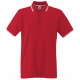 Polo col liseré fruit of the loom tipped - Coloris et taille au choix Rouge