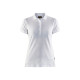 Polo coton femme 33071035 - Couleur au choix Blanc