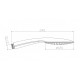 Pommeau de douche extra-large 1 jet pluie intense (air system) chromé anticalcaire 
