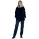 Sweatshirt à capuche mixte power - dfast1 - Couleur et taille au choix Noir-Gris