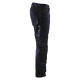 Pantalon artisan bleu marine noir sans poches flottantes - bleu marine / noir - Taille au choix 
