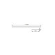 Profilé aluminium rectangulaire ruban led - 12,2mm - couleur - alu, taille - 1000mm 