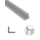 Profile alu angle sortant en l - coloris & dimensions aux choix Poli brillant
