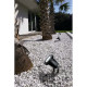 Projecteur de jardin post largeur 98 cm 1 ampoule 