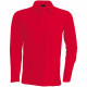Polo de travail manches longues kariban 100% coton - Couleur et taille au choix Rouge