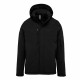 Parka softshell doublée à capuche homme kariban - Taille et coloris au choix  Noir