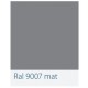 Faîtière contre mur Vieo Edge Joris Ide - couleur au choix RAL9007-Aluminium mat