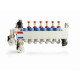 Collecteur compact REHAU 6 circuits - 14707401001 