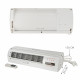 Rideau d'air froid ou chaud 1000 / 2000 w       blanc 
