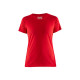 T-shirt femme coloris  33341042 rouge