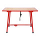 Établi pliable table d’atelier - 120 cm bois 