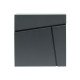 Boite aux lettres design anthracite murale porte journal magazine acier galvanisé anthracite 