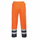 Pantalon haute visibilité etanche portwest bicolore - Couleur et taille au choix Orange