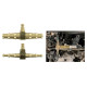 Adaptateur en T universel pour C-375-DC SAM - 2 pièces - C-375-DC41 