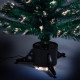 Sapin fibre optique vert 120cm avec cimier 